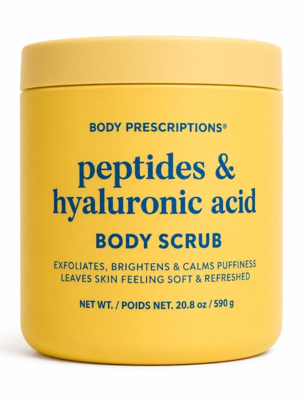 Body Prescriptions Peptides & Hyaluronic Acid Body Scrub Exfoliating Hydrating